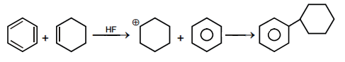 Freidal-craft reaction product answer